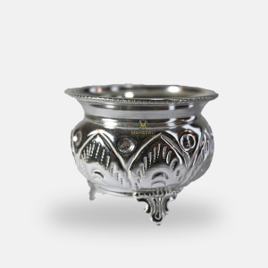 Traditional Elegance Silver Matka Stand