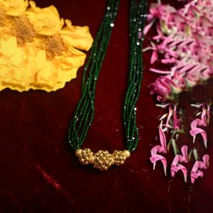 Green Ball Crystal Beads Thusi