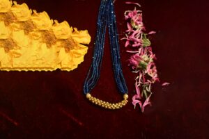 Dark Blue Ball Crystal Beads Thusi