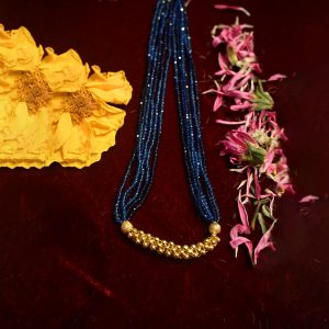 Dark Blue Ball Crystal Beads Thusi