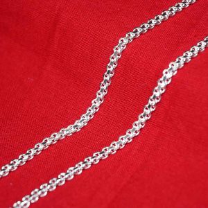 Bold Elegance Broad Silver Chain
