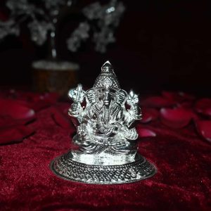 Shree Ganapati Silver Murti