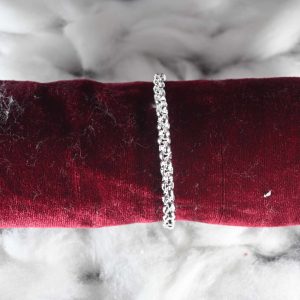 Rugveda Link Silver Bracelet