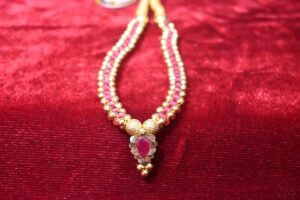 gold necklace design