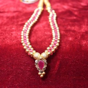 gold necklace design