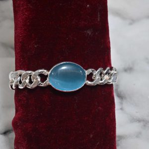Khan Bold Kadhi Silver Bracelet
