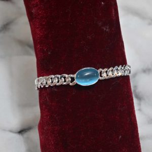 Khan Signature Small Kadhi Silver Bracelet