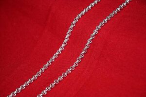 Orbit Link Silver Chain