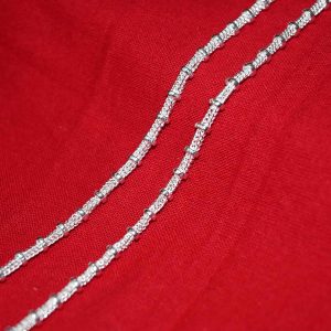 Bold Dots Silver Statement Chain