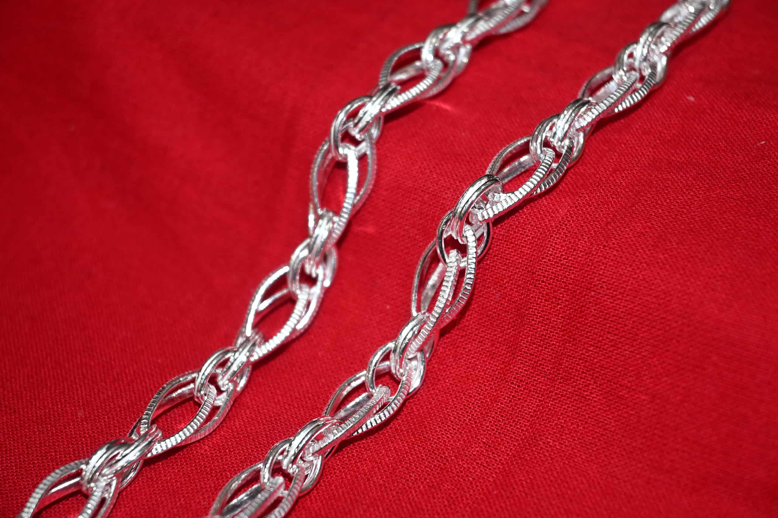 Fusion Kadhi Heavy Silver Chain