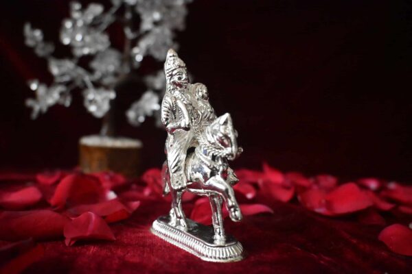 T22_2050 Martand Khandoba Silver Pokal Murti