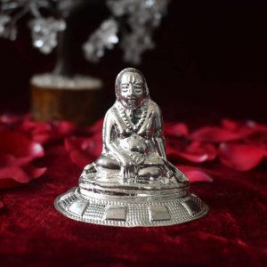 Swami Samarth Pokal Silver Murti