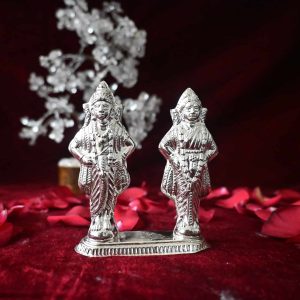 Vitthal Rukmini Pokal Silver Murti