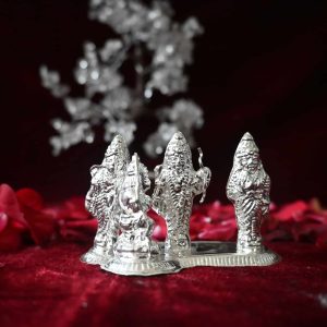 Divine Ram Parivar Silver Murti