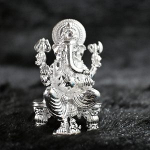 Royal Silver Ganesha Murti