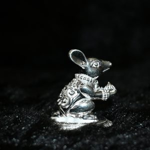 Silver Solid Mushak Murti