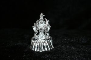 Silver Solid Lalita Devi Murti