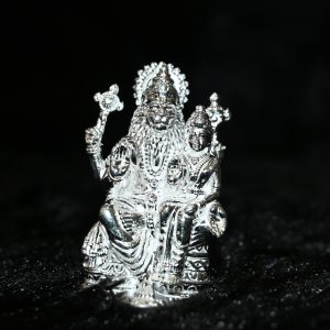 Silver Solid Lord Narasimha Murti
