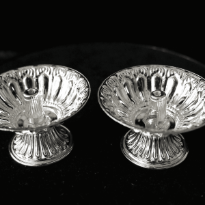 Chandrajyoti Silver Diya Pair