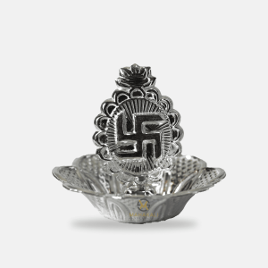 Swastik Silver Agarbatti Stand
