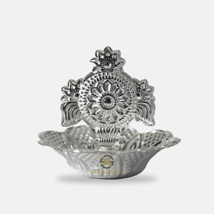 Sunflower Silver Agarbatti Stand