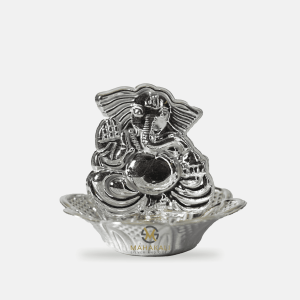 Lord Ganesha Silver Agarbatti Stand