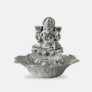 Goddess Lakshmi Silver Agarbatti Stand