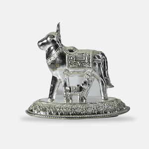 Divine Kamdhenu Cow & Calf Statue Animal MJ