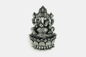 Lotus Seated Ganesha Murti