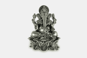 Kamal Vasini Ganesha Silver Murti