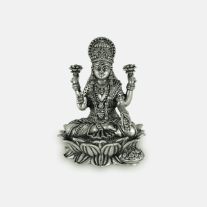 Kamalasthita Mahalakshmi Silver Murti