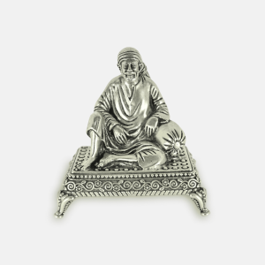 Silver Solid Sai Baba Murti